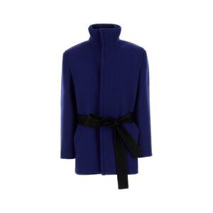 Saint Laurent Women Blue Wool Jacket